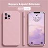 Роскошный противоударный чехол из жидкого силикона для iPhone 11 12 13 14 15 Pro Max7 8 iphone 15 X XS XR Max Mini Задняя мягкая крышка Funda