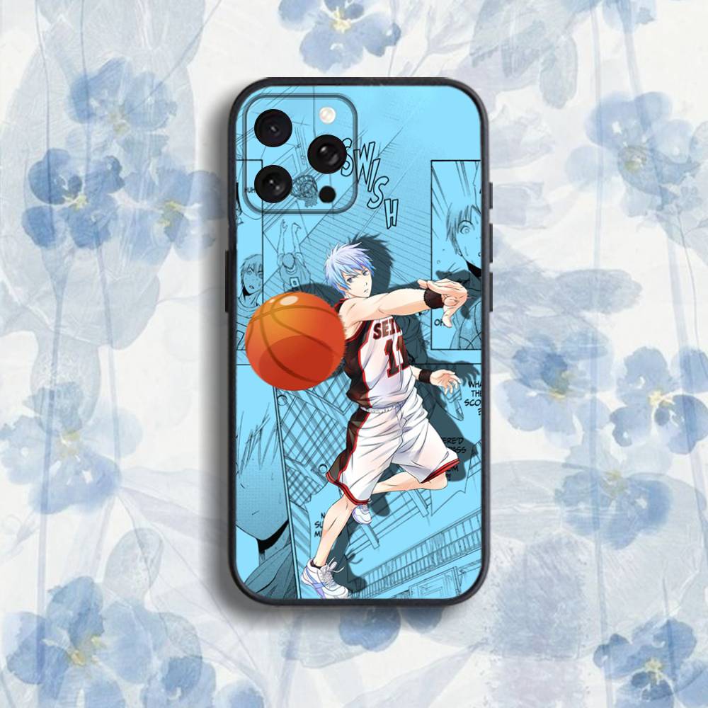 K-Kuroko's B-Basketball  Phone Case For iPhone 17,16,15,14,13,12,Pro,Max,Plus,E,SE4,Air,Mini Black Soft Box