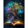 5d DIY Алмазная картина, вышивка крестом, абстрактное дерево жизни, алмазная вышивка, мозаика, полный круглый дрель, домашний декор, ремесла