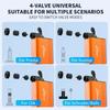 120 PSI Mini Electric Pump Portable Bicycle Cordless Air Inflator Presta Schrader Dunlop Clik Valve Cycling for MTB Road Bike