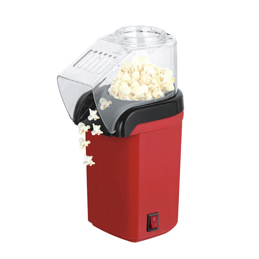 Mini Popcorn Popper Hot Air Popcorn Machine Corn Kernel Air Popper Compact Electric Popcorn Maker with Measuring Spoon No Oil Required