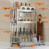 DANLE 3-Tier 304 Stainless Steel Kitchen Spice Rack