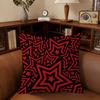 Ins Black And Red Pillow Gift Home Office Decoration Pillow Bedroom Sofa Car Cushion Coverpillow Case