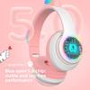 Cat Ear Luminous Headset STN-28 Girls' Cute E-sports Game Wireless Headset Bluetooth Headset