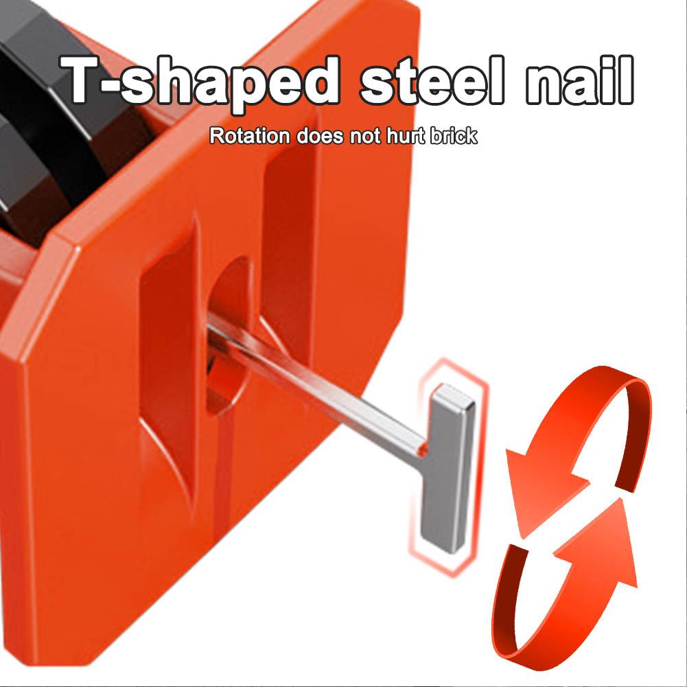 + запасные стальные штифты, система выравнивания плитки, 100 шт., пол