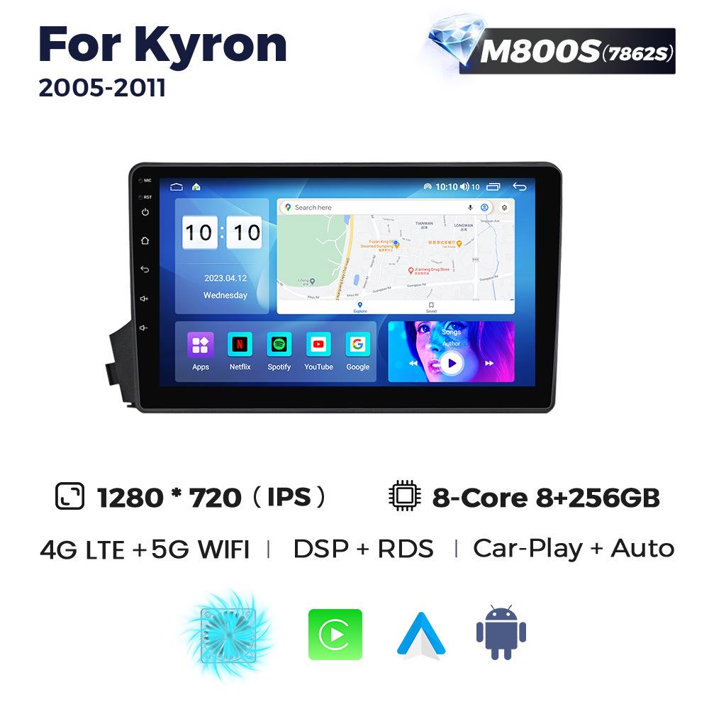 Compatible with SsangYong Kyron 2005-2011: Car Navigation with Wireless CarPlay