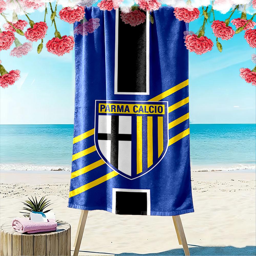 Полотенце с логотипом Parma Calcio Обязательное пляжное полотенце для поездок на пляж