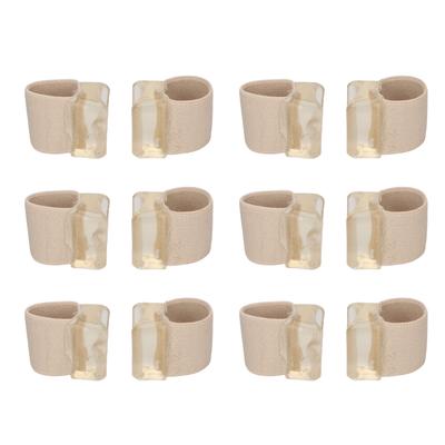 6 пар эластичных разделителей пальцев ног SEBS уменьшают давление предотвращают трение мягкий корректор пальцев ног для