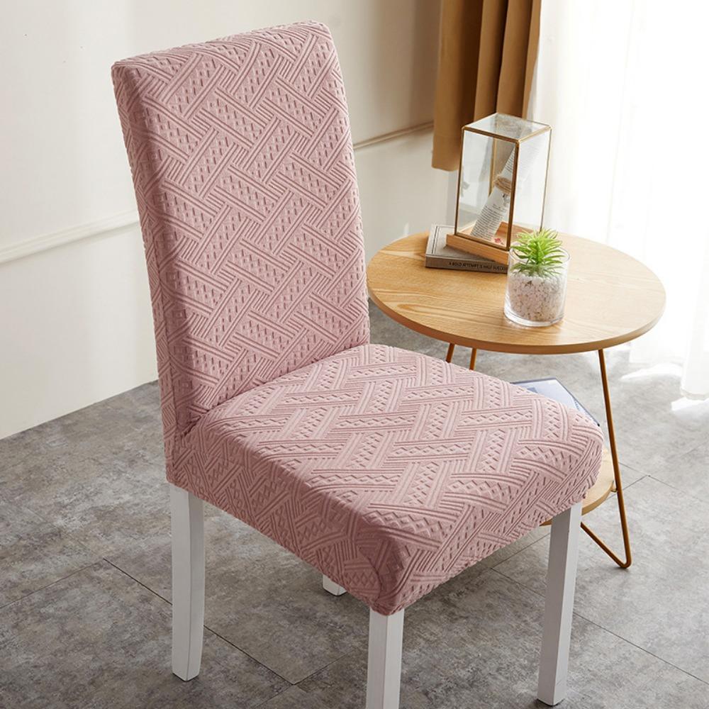 Elastic Chair Covers Set with Backrest Universal Stretch Dining Chair Slipcovers for Home Simple All Season Use