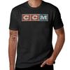 CCM logo Винтажная потертая футболка кастомизированные хлопковые графические футболки валентиновская бутик одежда мужские винтажные футболки