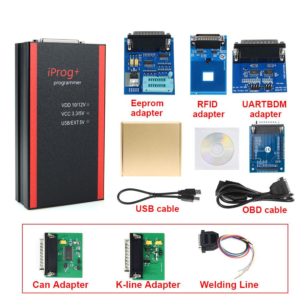 2025 IPROG Pro V87 Полный комплект ECU Key Programmer Iprog+ Eeprom IMMO Car Radio Сброс приборной панели Километр