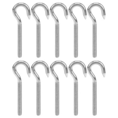 10 шт. Винтовой крюк из нержавеющей стали высокой твердости, подвеска для чашек для химической промышленности, механическое оборудование M5