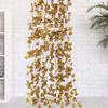 12PCS Silk Leaves Artificial Fall Leaves Vines Fall Foliage Garland  Thanksgiving Decor