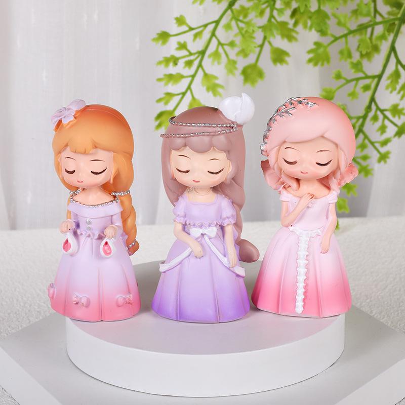Fashionable Zodiac Ornaments: Hand-Painted Resin Figurines for Girls' Bedrooms