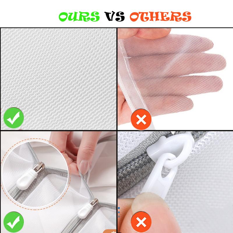 1 шт. Сетчатый мешок для белья, мешки для стирки белья, корзина для белья с грубой сеткой, мешки для белья для стиральных машин, сетчатый мешок для бюстгальтера