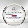 Car Steering Wheel Cover For Mercedes Benz A B C E S Class AMG GLA GLB GLC GLE CLA CLS SLC GLS GLK SLK Vito ML Pilot A45 C43 C63  w4