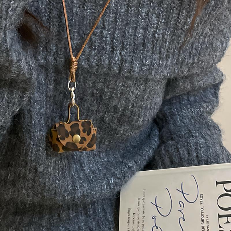 Магнитный держатель для очков на шею: Многофункциональная сумка из искусственной кожи для хранения вещей и головных уборов.