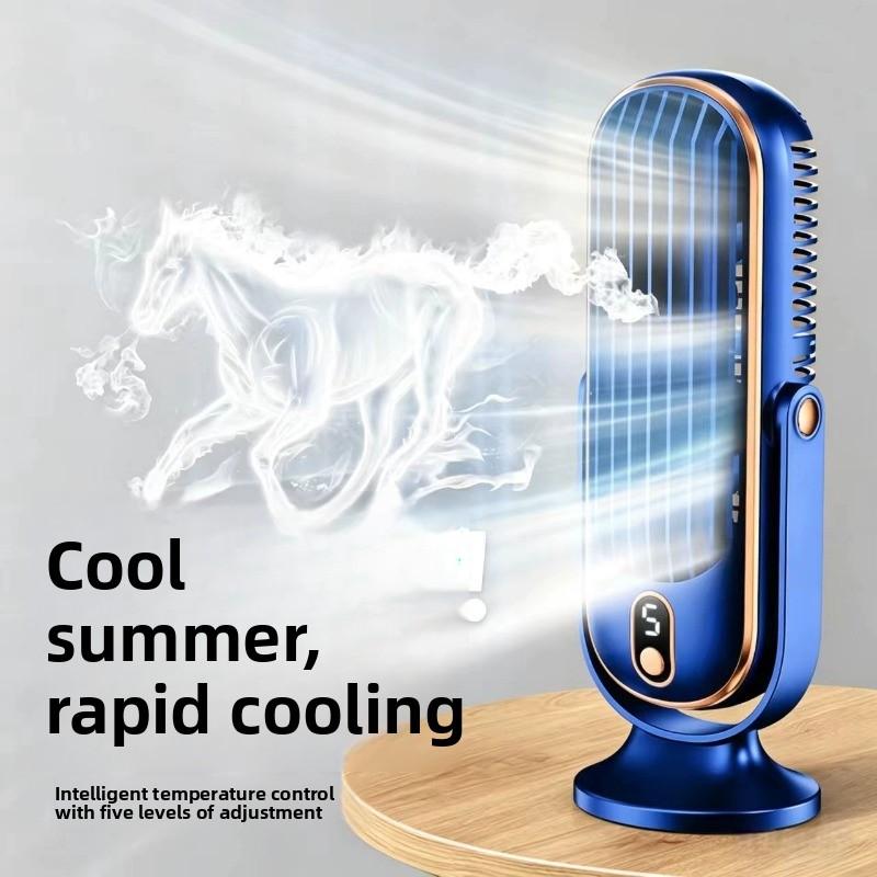 Ventilador de escritorio portátil enfriador de aire silencioso para dormitorio oficina 3 velocidades