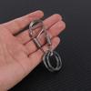 Snap Hook,Key Belt Clip Clothes Decoration Fashion Ring Holder Organizer Stainless Steel Keychain