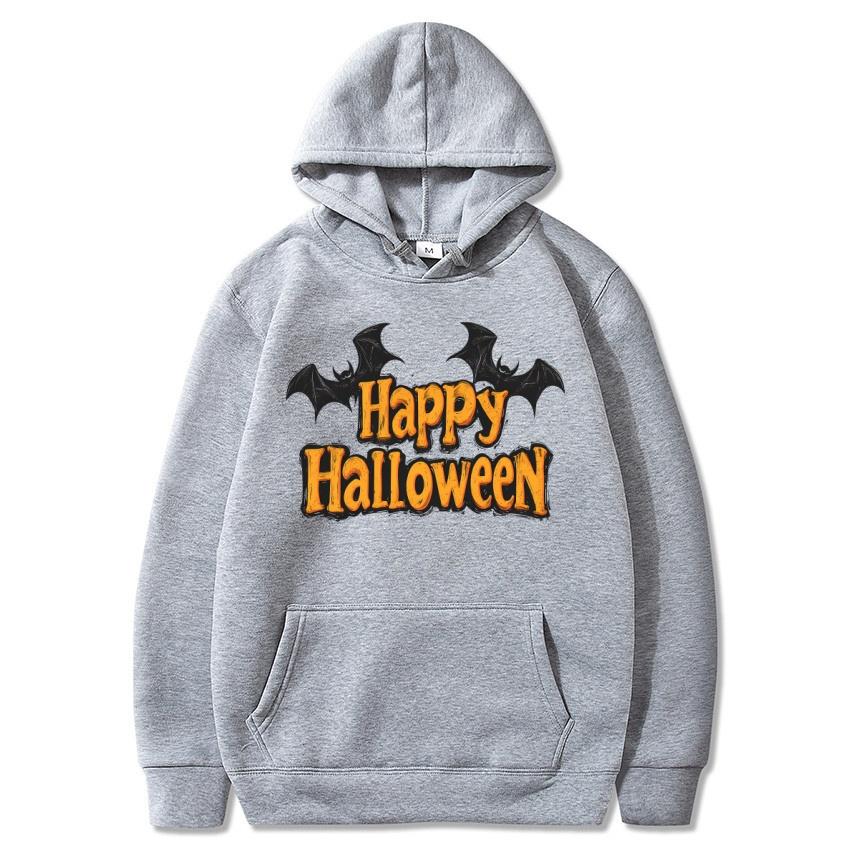 Зимнее флисовое худи на Хэллоуин, красивое худи с принтом в уличном стиле, мужское и женское, повседневное теплое худи с длинным рукавом