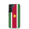 Coque Téléphone - Samsung - Galaxy S21 Ultra - Drapeau Suriname - Souple - Multicolore