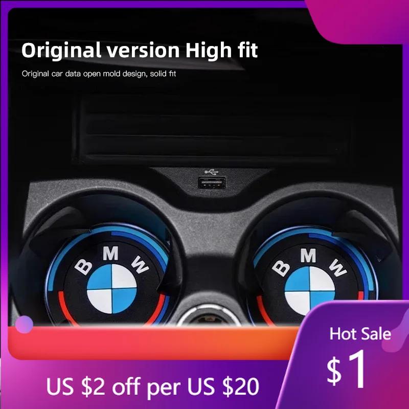 IGRZ5 Hot 2025 2Pcs Rubber Car Coaster Buffer Anti Noise Mat Cushion For BMW F15 G05 F16 G06 F25 G01 G08 F26 G02 F07 F10 G07 G20