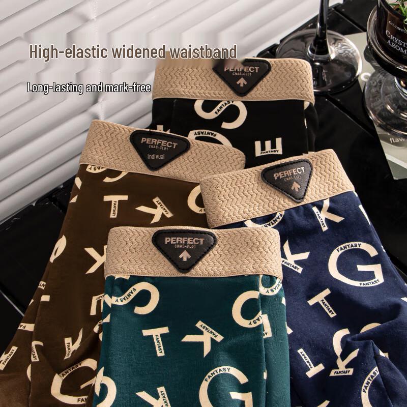 Мужские трусы-боксеры FitonTon из 100% хлопка, антибактериальные, 3 штуки