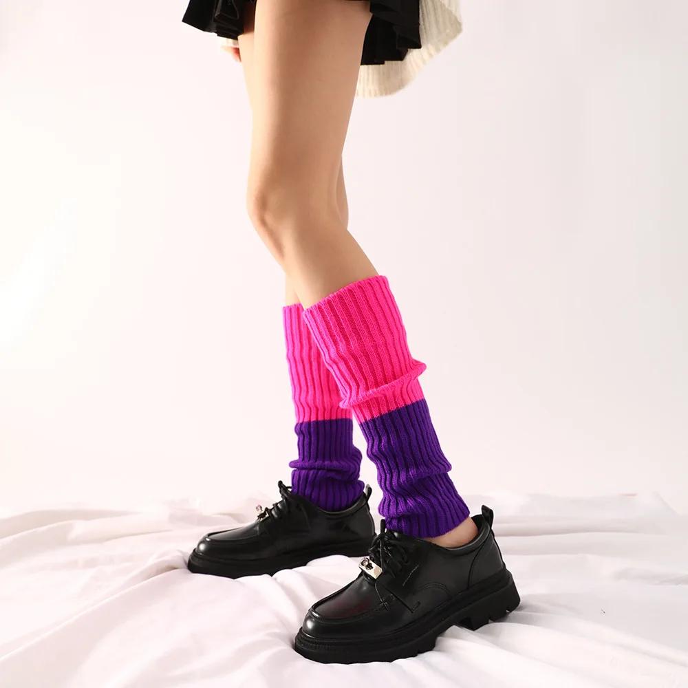 Корейский японский стиль мода гетры косплей девушки осень и зима длинные бедра высокие сапоги свободные носки комплект
