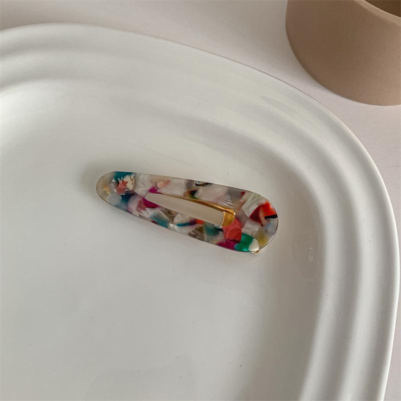 Французская ретро-заколка для волос «утконос» из ацетата — аксессуар для головного убора с челкой в корейском стиле