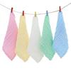 Baby Washcloth Soft Absorbent Baby Bath Towel Square Gauze Facecloth Face Wash Wipe Hand Newborn Infants Kids Girls and Boys Handkerchief