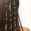 31pcs Turquoise Dreadlocks Beads Dread Locks Hair Braid Tubes Hollow Out Hair Ring Hair Jewelry