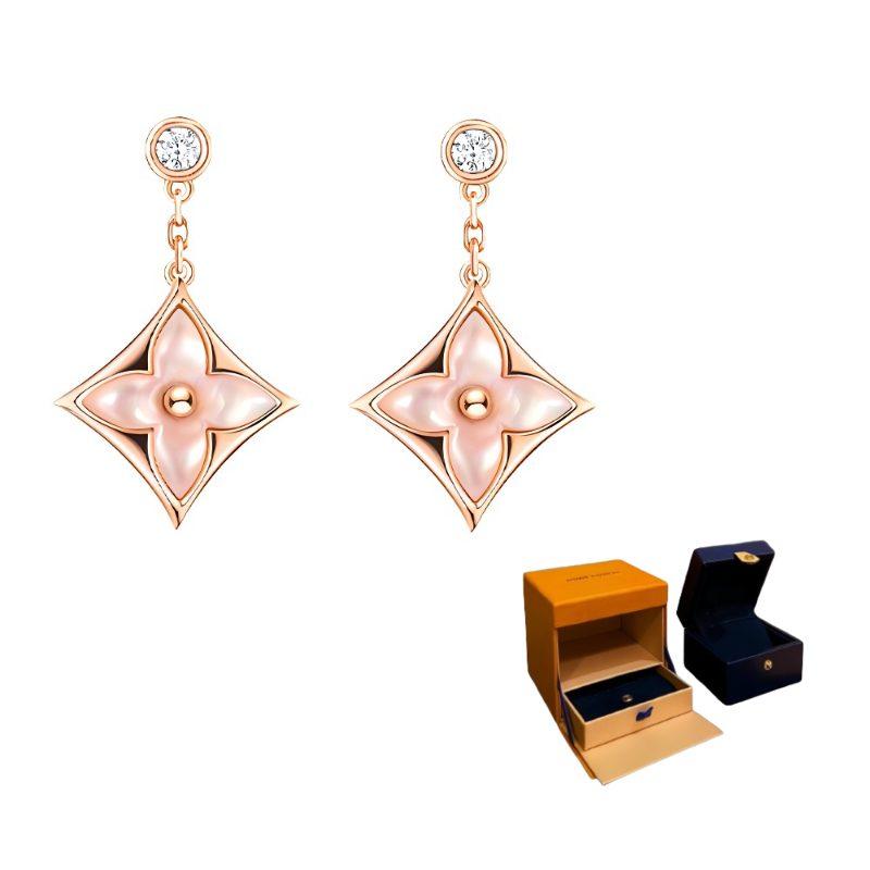 LOUIS VUITTON Color Blossom Bb Star Ear Studs Q96667