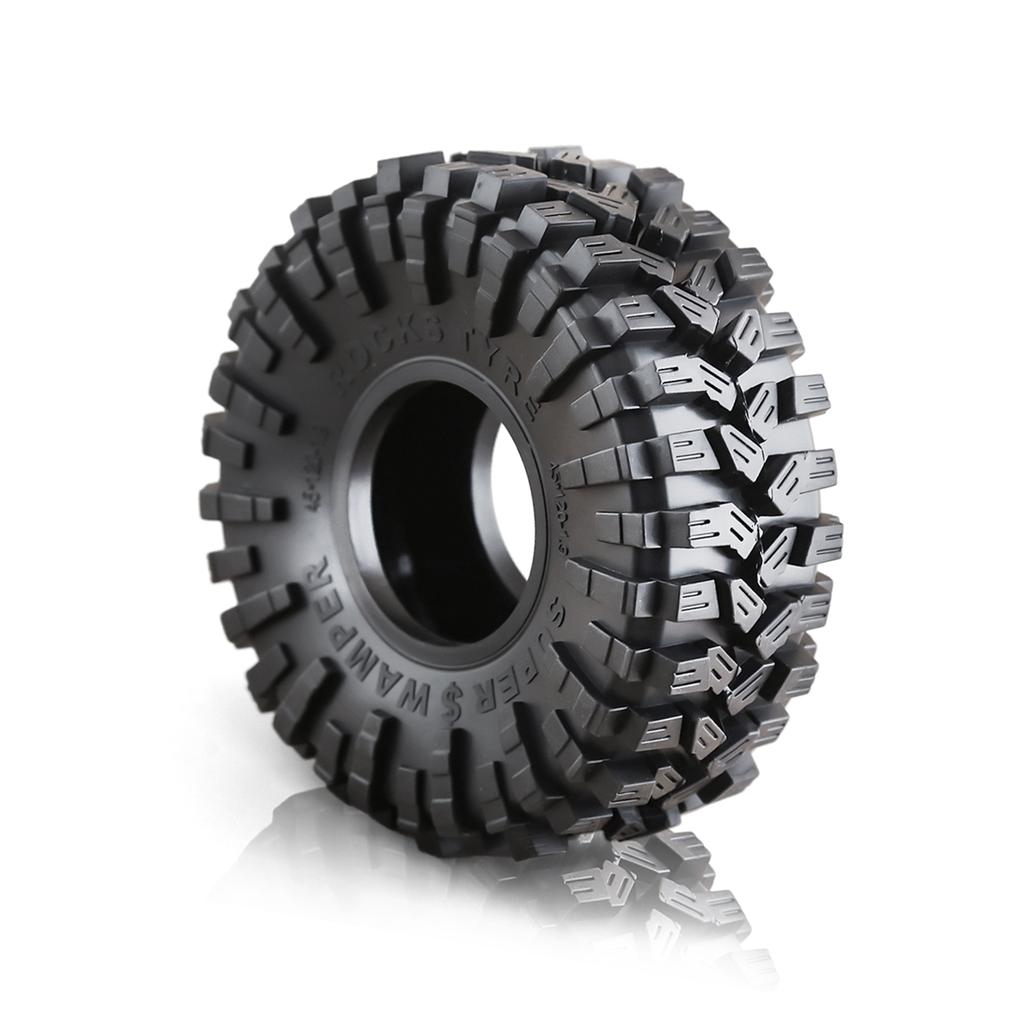 Гусеничные резиновые автомобильные шины с дистанционным управлением, 1,9 дюйма, 120*45 мм, 4 шт., замена для TRAX4 RC4WD D90 Axial