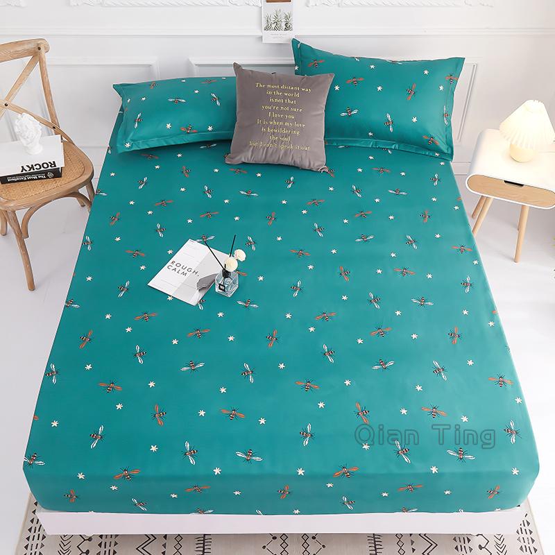 1 шт. простыни для спальни 100% полиэстер эластичная лента вокруг простыни на резинке только (Исключая наволочки)