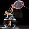 Soft Aquarium Shrimp Net Random Color Fine Net Mesh Portable Skimming Net  Small Ponds