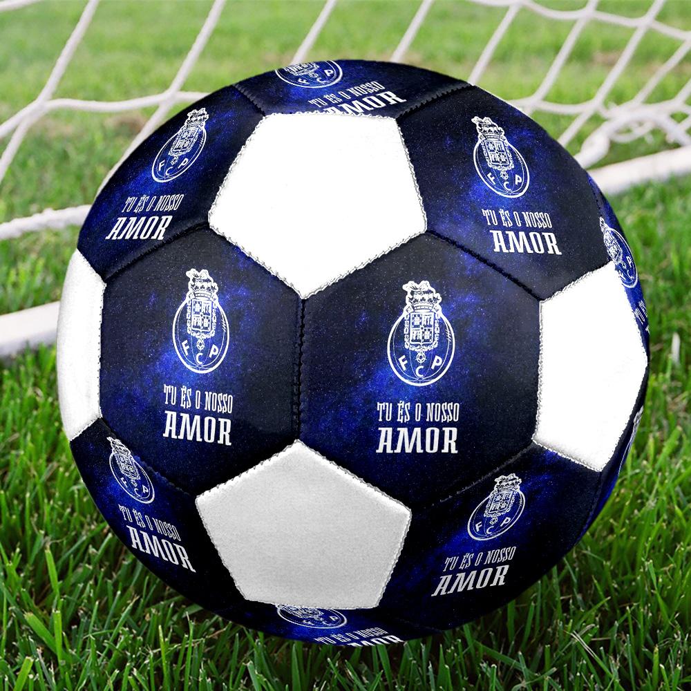 1PC FC Porto football size 5 soccer ball PrahaIndoor Soccer Ball Colorful All Ages Machine Stitched PVC Competition Ready Durable High-Bounce
