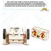 Wooden Assembled Remote Controlled Snake Combat Vehicle With Roller Set Toy