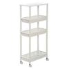 Izumi Kasei Vita Long Rack T4-Tier Kitchen Cart with Casters, 3749