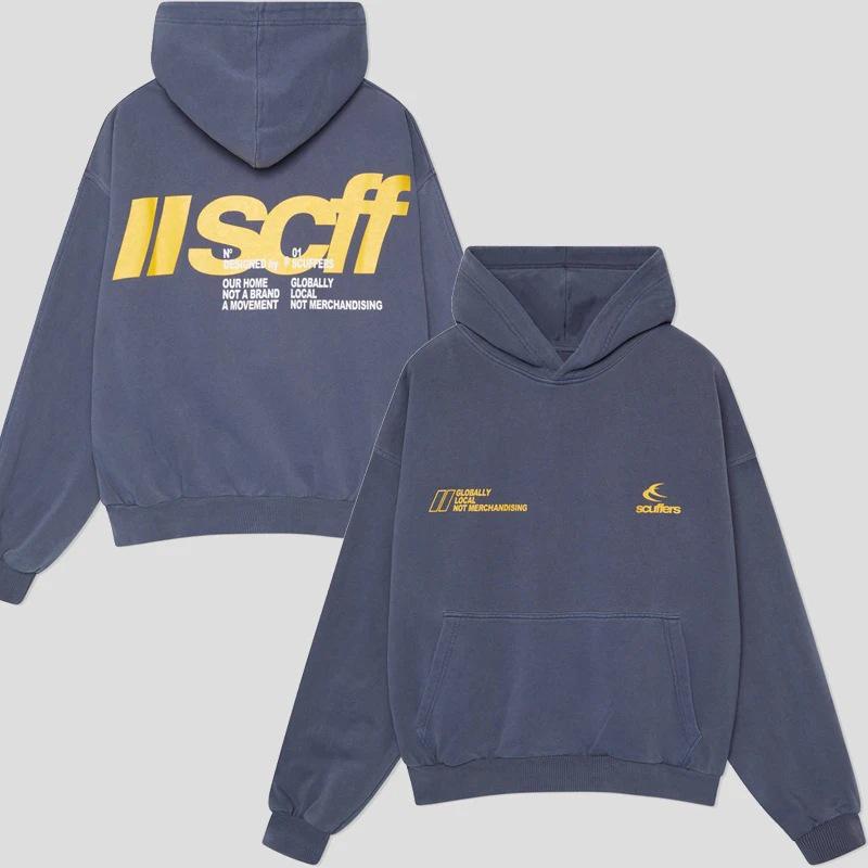 Unisex Trendy Loose-Fit American Letter Hoodie