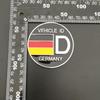 New Design 3D Metal Car Mudguard Trunk Door mark Sticker Germany VEHICLE ID Emblem Badge Sticker For VW WOLFSBURG zf4