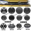 For Volkswagen MK7 1Pc ABS VW Car Front Logo Grille Badge Trunk Badge Car Replacement Accessories For Volkswagen Polo 2019 2020 2021 2022 2023 2024