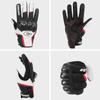 IRONRIDE Summer Motorcycle Riding Gloves Genuine Leather Carbon Fiber Anti Fall Breathable Off Road Racing Protective Gear
