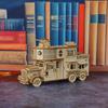 3D деревянная головоломка, модель автодома для сражений, модель для самостоятельной сборки, Апокалиптический мех-танк, 3D модель-головоломка, бронированная машина