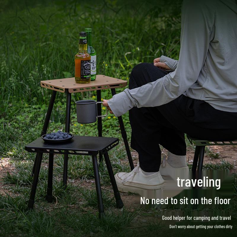 Compact Folding Outdoor Table for One - Mini Portable Picnic/Camping Table