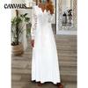 Spring and Autumn Women's Dress Fashion Temperament Flower Petal Sleeve Long Sleeve Dresses Long Dresses