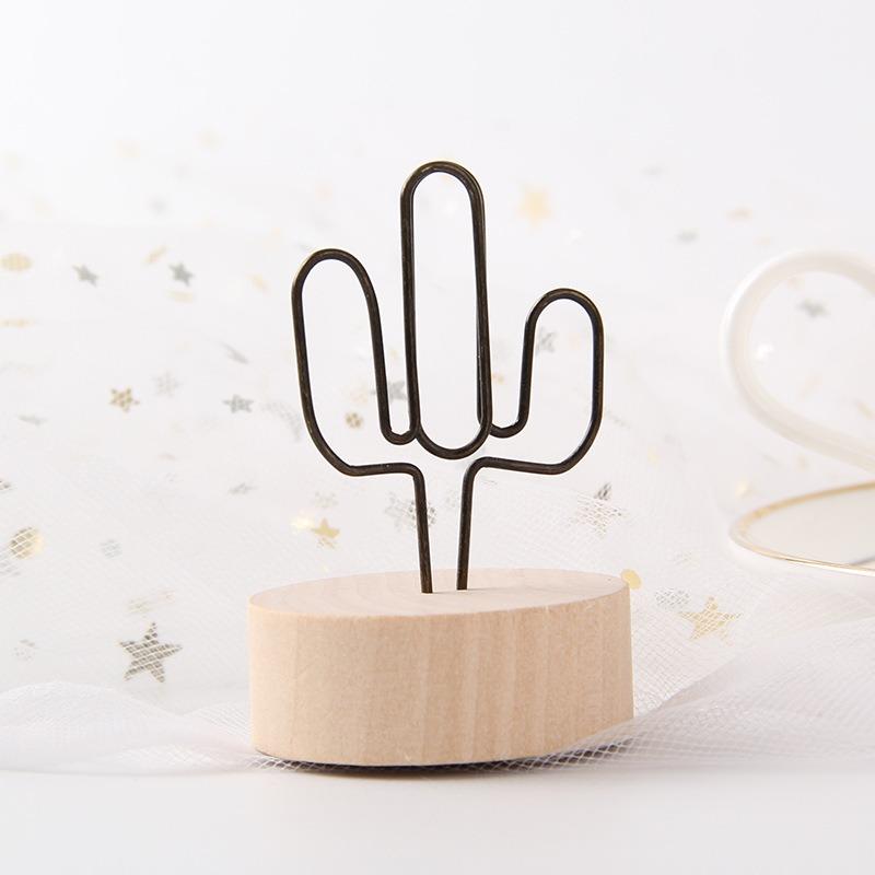 Retro Wood Message Note Holder