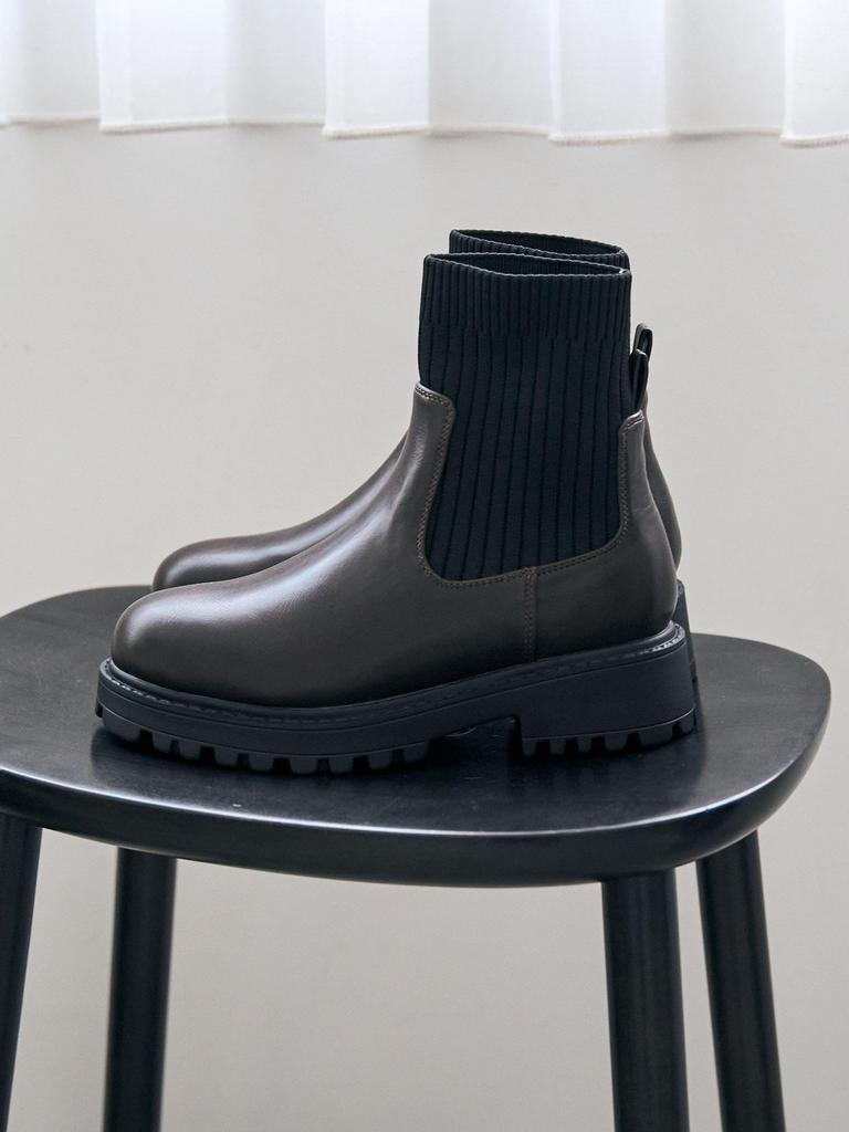 Коэн снова в наличии: Эластичные ботинки с нескользящей подошвой (Размер, доступный только онлайн) 76826000005 2540 СРЕДНЕ-КОРИЧНЕВЫЙ (25) 22.5cm