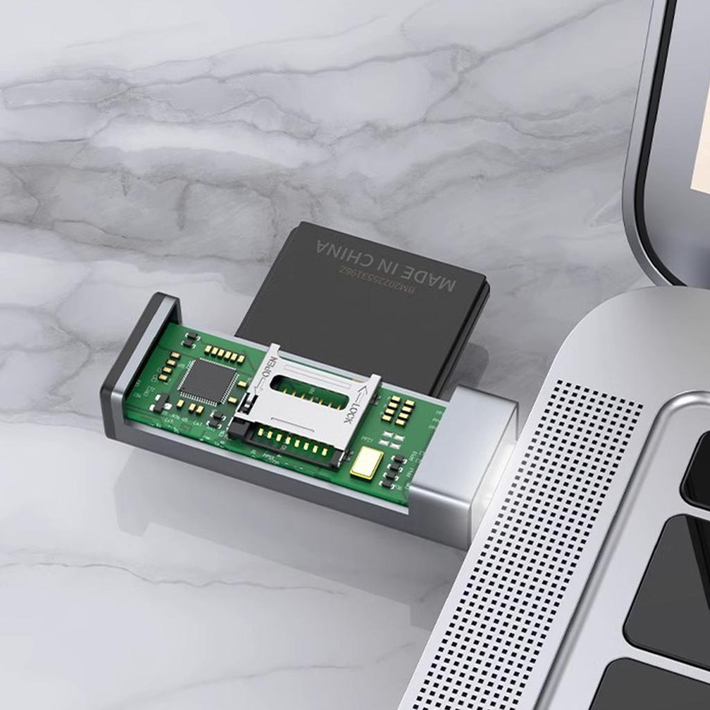 2 в 1 USB Type C к USB Type C SD TF адаптер для чтения карт памяти для ноутбука передачи данных