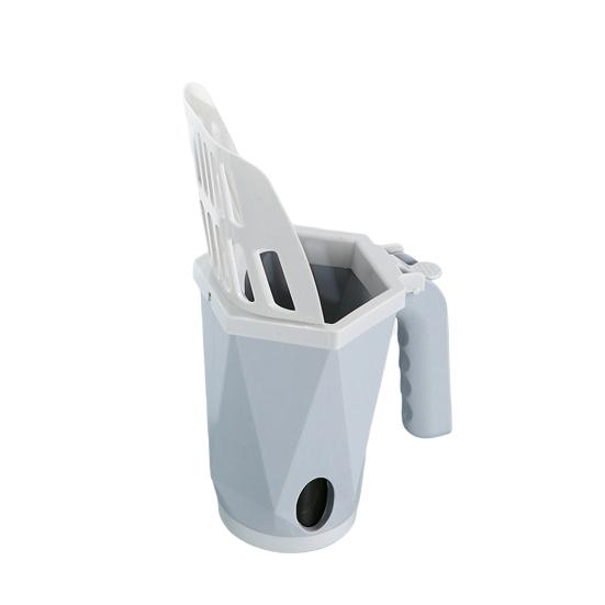 Совок для кошачьего туалета с мусорным контейнером Эргономичная ручка Лопата для кошачьего туалета Портативный совок для кошачьего туалета Сито для кошачьего туалета с дозатором отходов