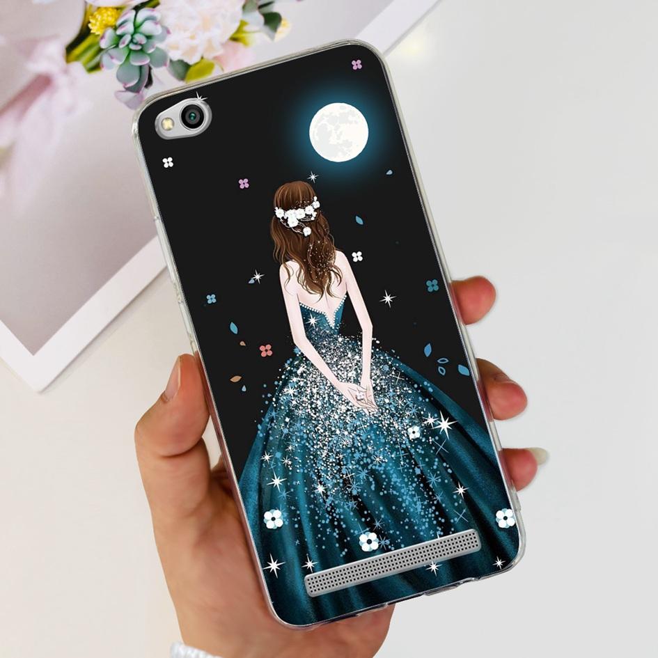 For Xiaomi Redmi 4A Case Fashion Butterfly Transparent Silicone Soft Cover For Xiaomi Redmi 5A Funda Redmi5A Redmi4A Phone Cases